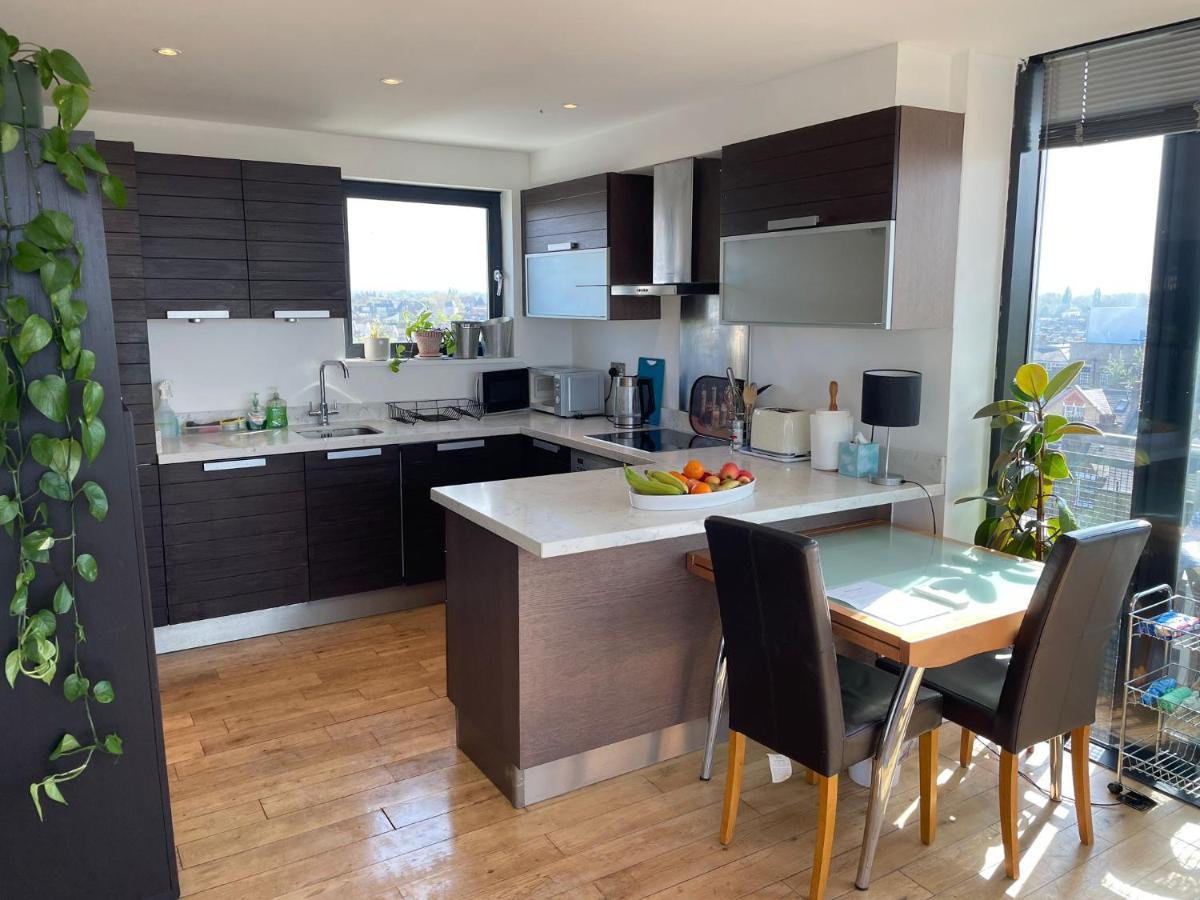 Penthouse In Battersea Amazing Views Of London Apartment Bagian luar foto